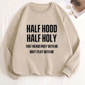 Funny Jesus sweatshirt (more than 1 size)